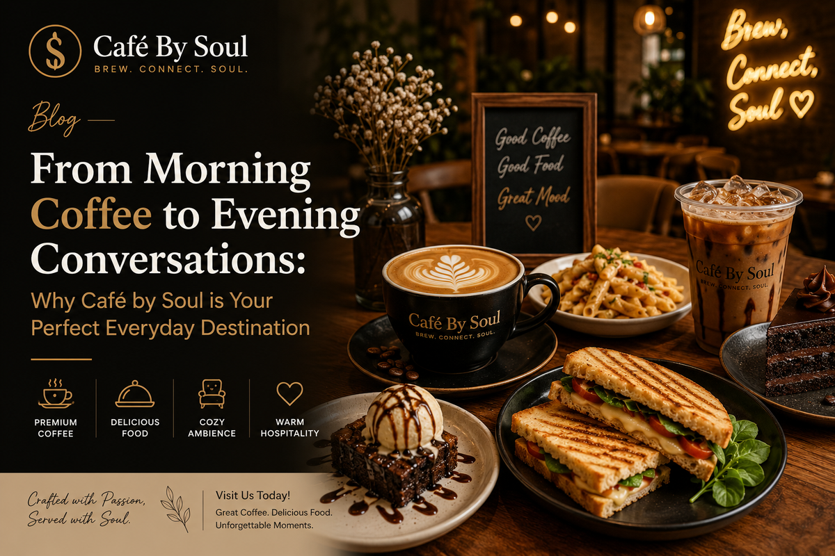 From Morning Coffee to Evening Conversations: Why Café by Soul is Your Perfect Everyday Destination