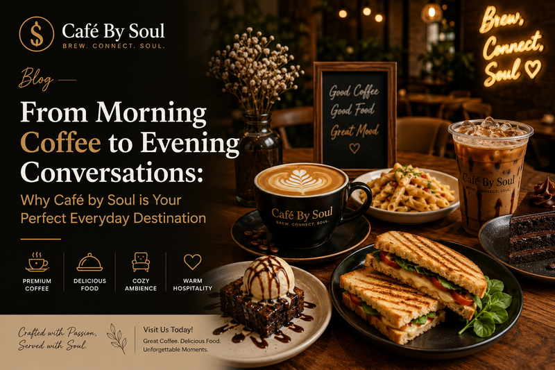 From Morning Coffee to Evening Conversations: Why Café by Soul is Your Perfect Everyday Destination