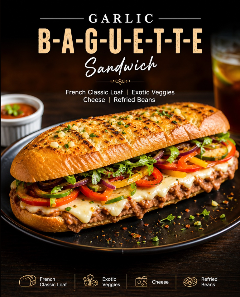 GARLIC BAGUETTE SANDWICH